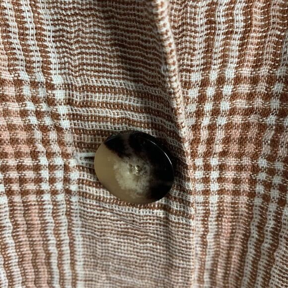 J. JIll Harper Lagenlook Linen Blend Unstructured Blazer Womens Size Large - Picture 6 of 13